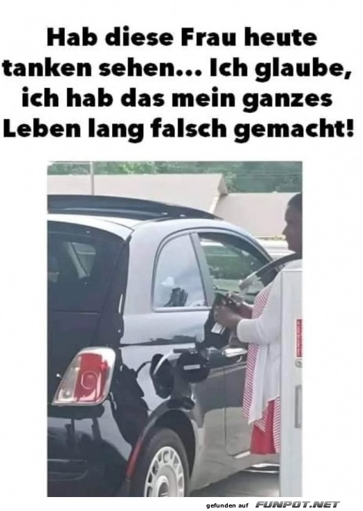 Immer falsch getankt