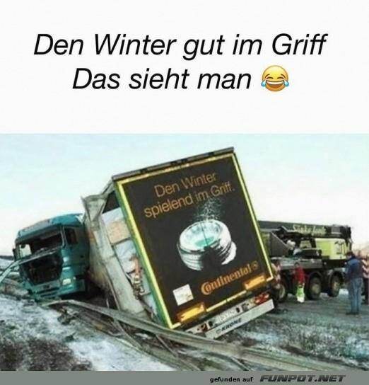 Den Winter gut im Griff