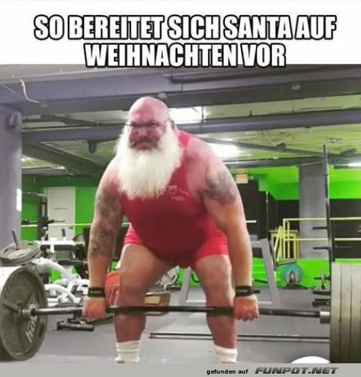 Vorbereitung auf Weihnachten