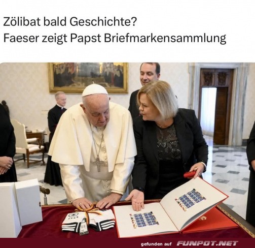 Guck mal meine Briefmarkensammlung