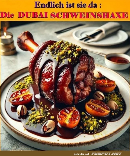 Dubai-Schweinshaxe