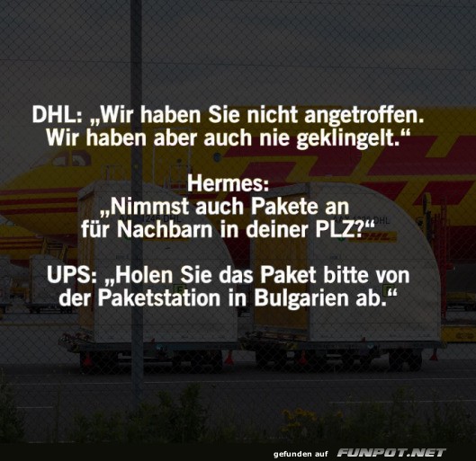 Die Paketdienste