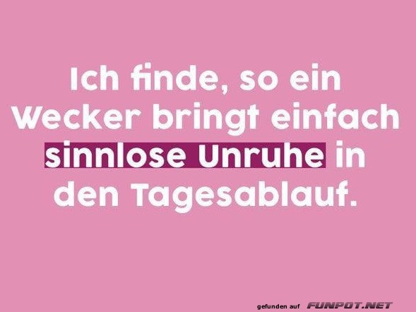 Sinnlose Unruhe