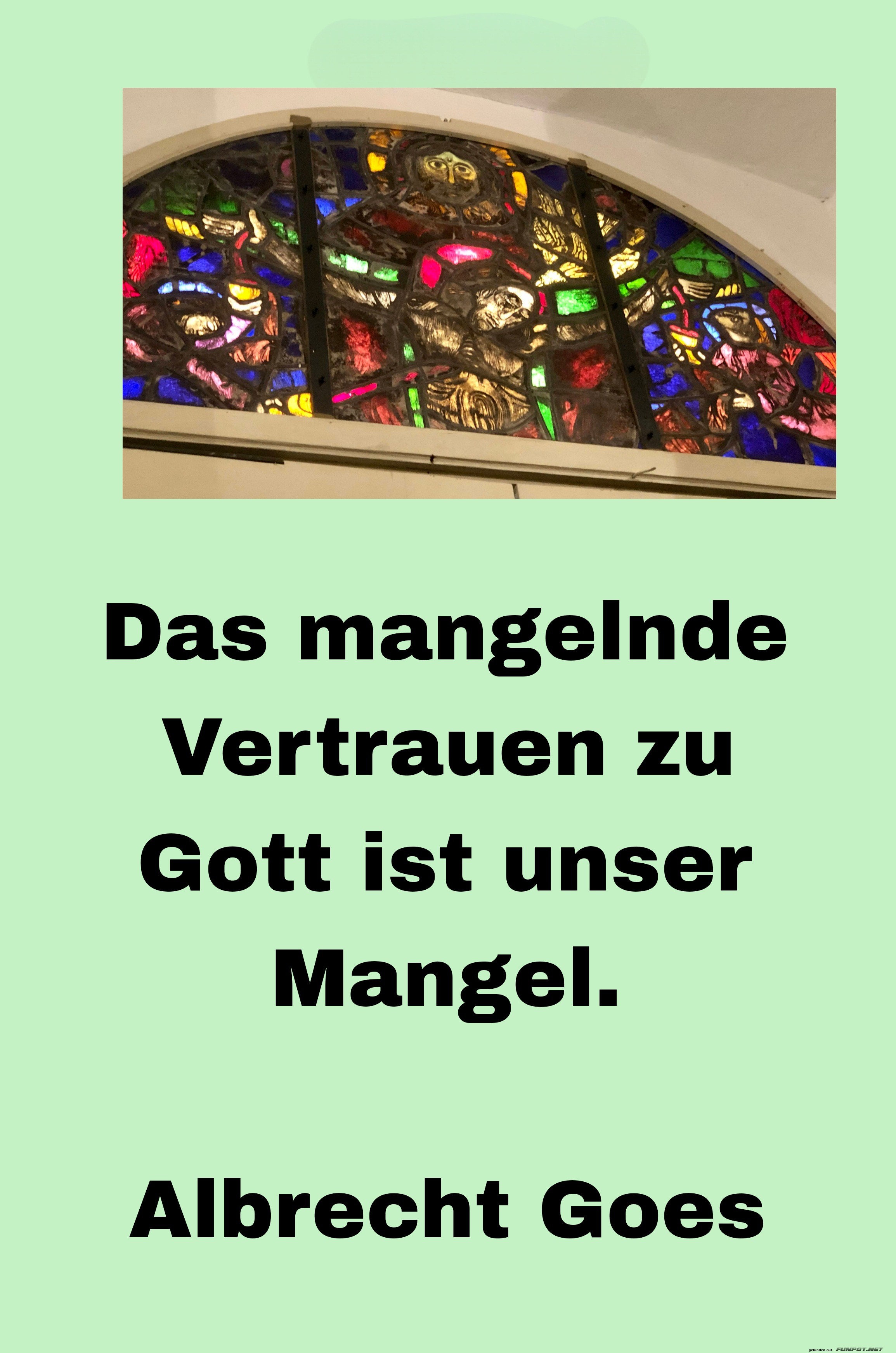 das mangelnde vertrauen