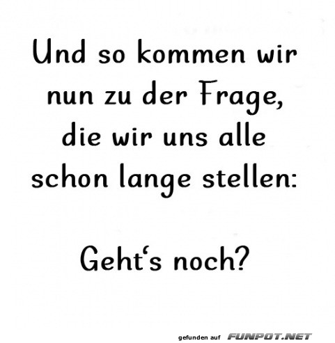 Die eine Frage