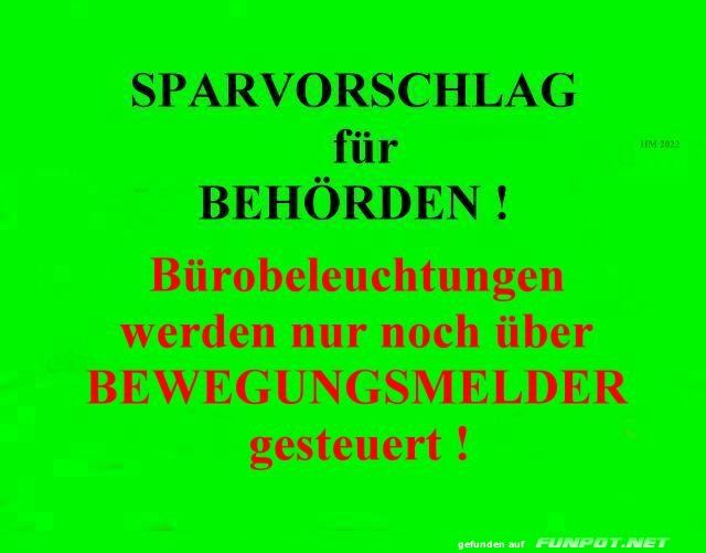 Sparvorschlag