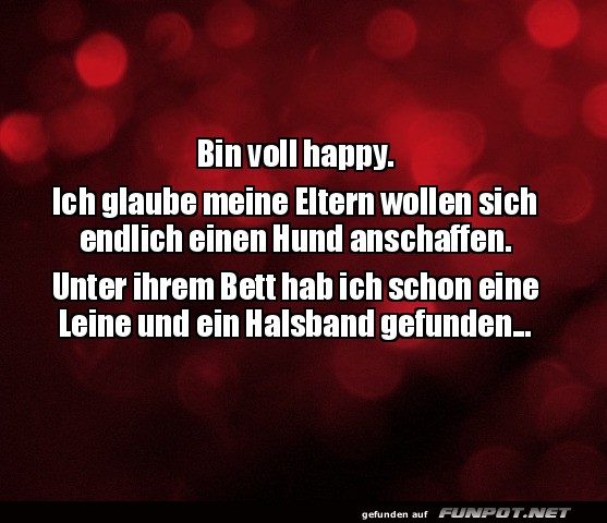 Voll happy