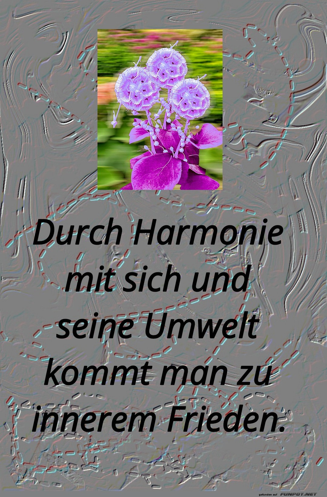 durch harmonie mit sich