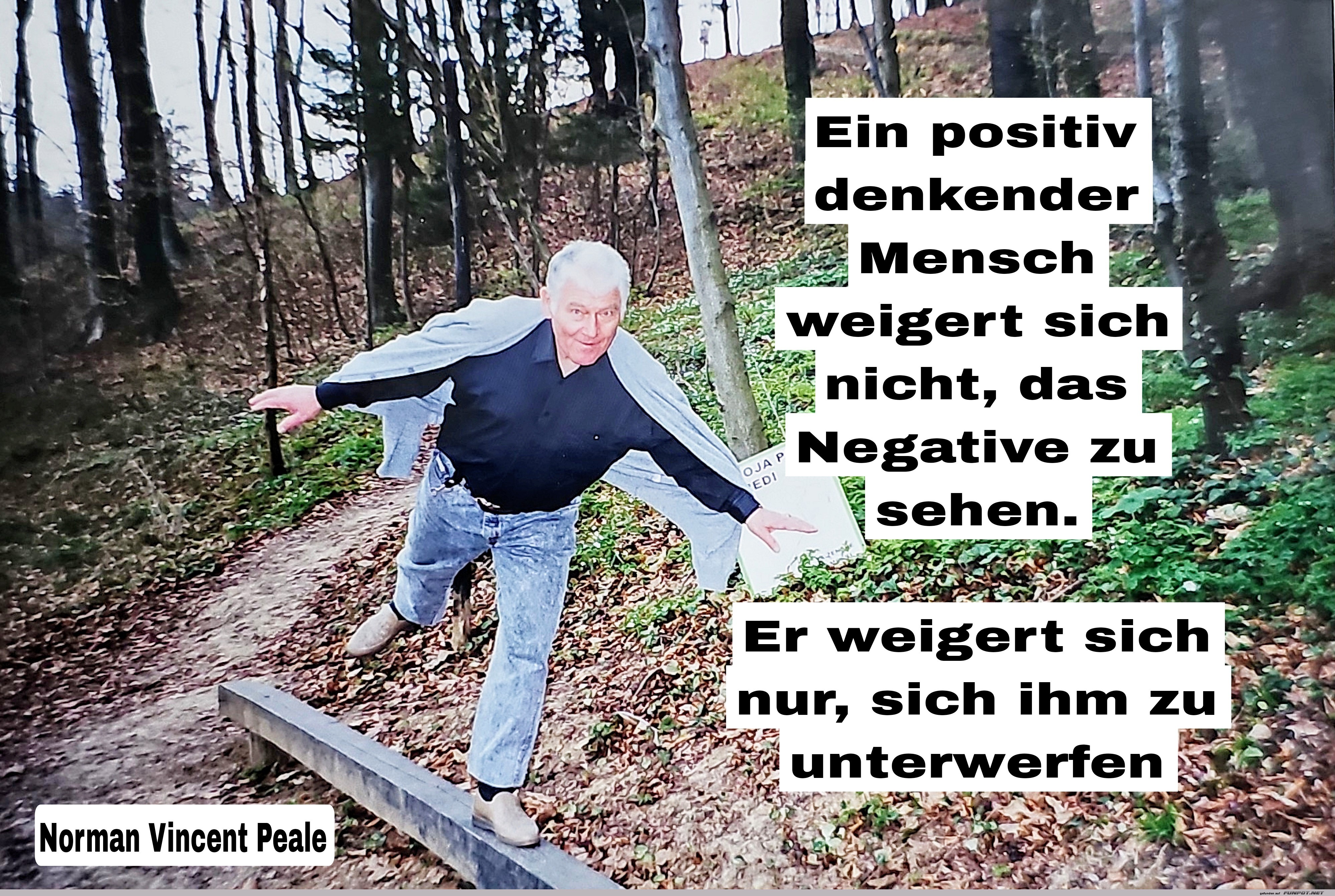 ein positiv denkender mensch