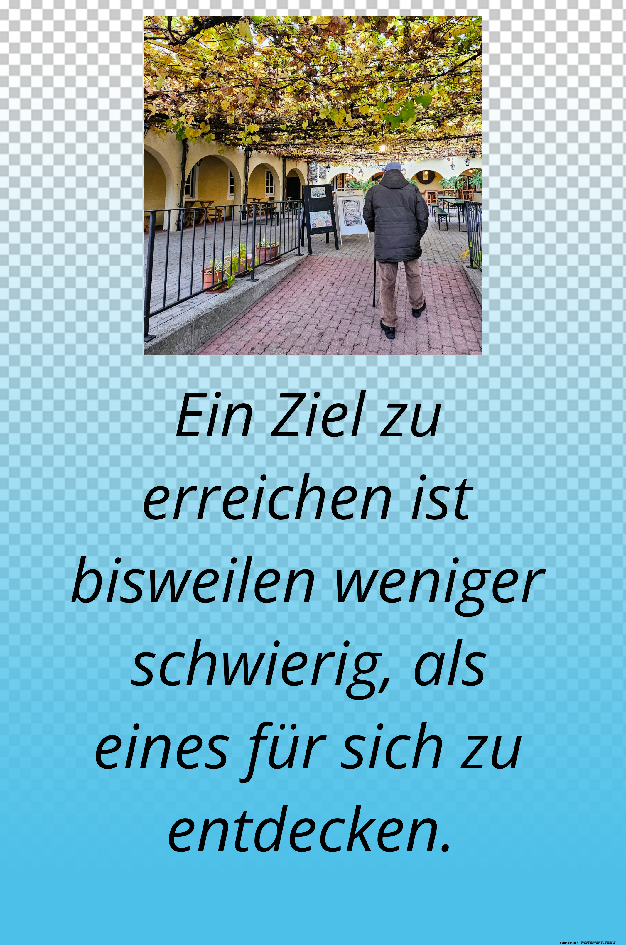 ein ziel zu erreichen