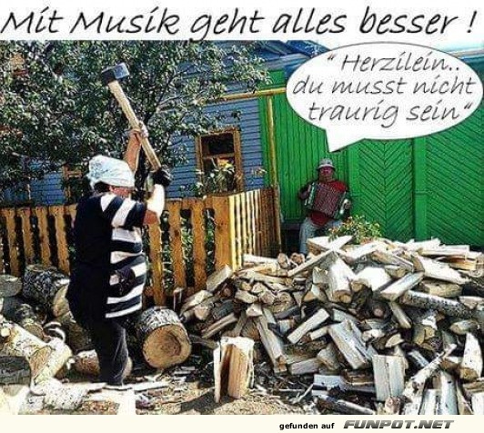 Mit Musik geht alles besser