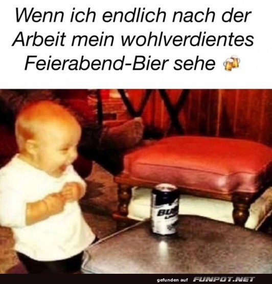 Ein Feierabend-Bier