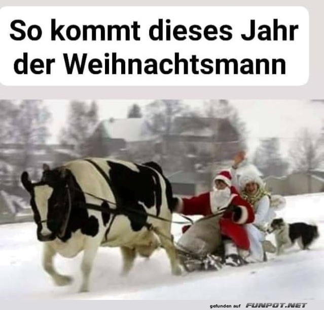 So kommt der Weihnachtsmann