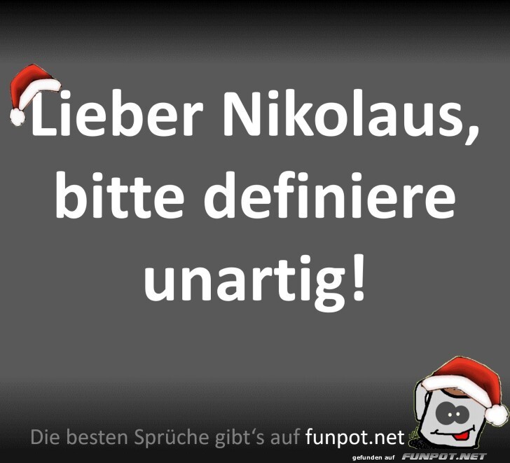 Lieber Nikolaus