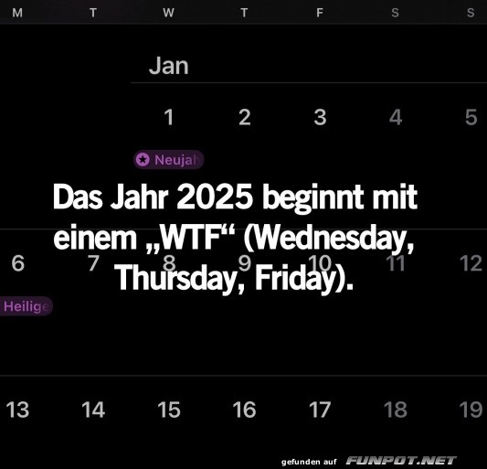 Mit was 2025 beginnt