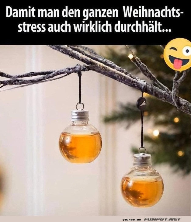 Cooler Christbaumschmuck