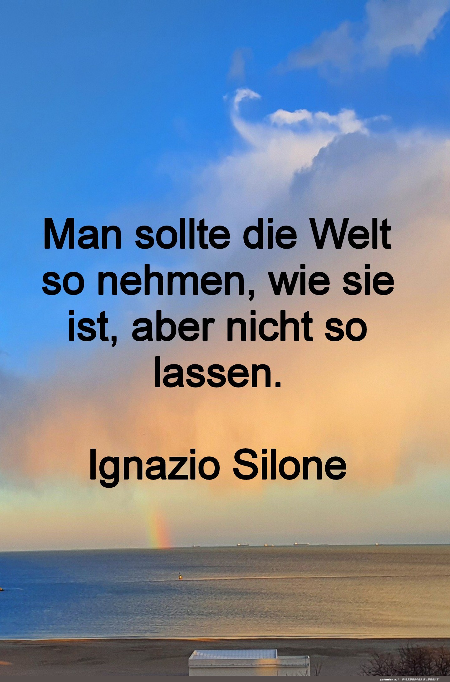 man sollte die welt