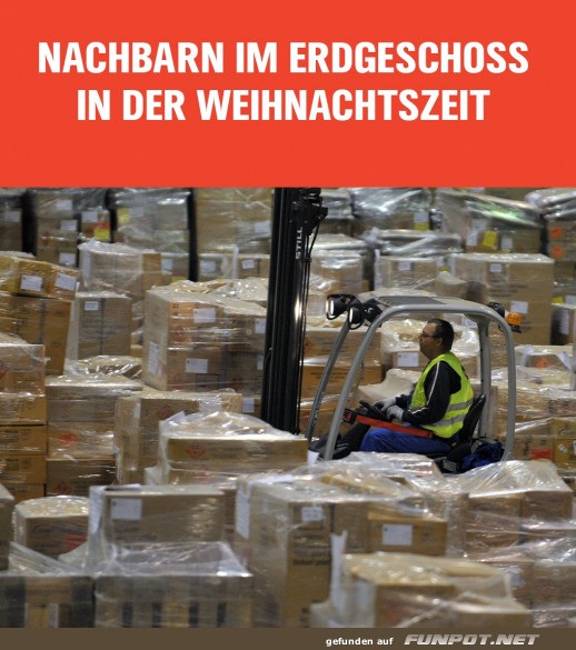 Nachbarn im Erdgeschoss