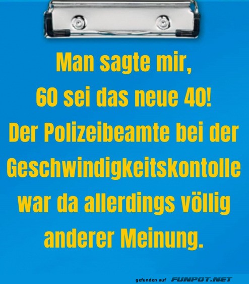 60 ist das neue 40