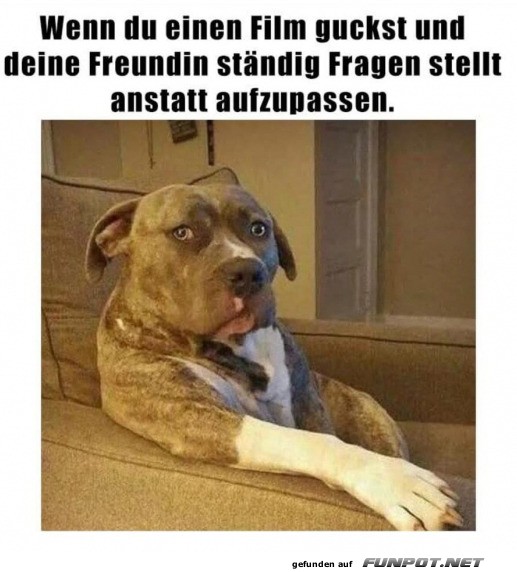 Wenn du einen Film guckst