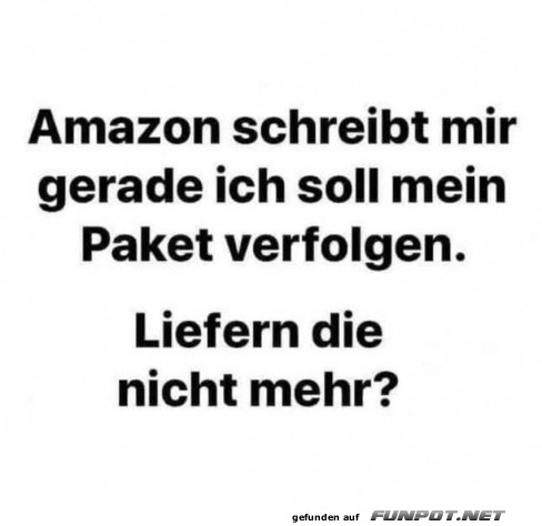 Das Paket verfolgen