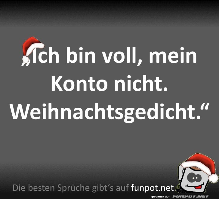 Weihnachtsgedicht