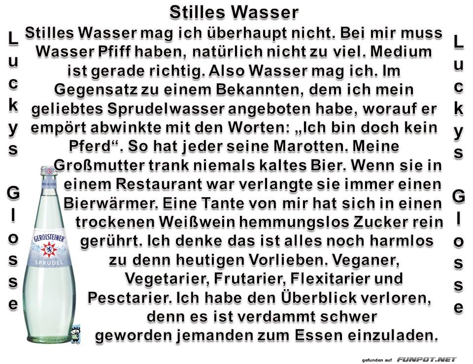 Stilles Wasser