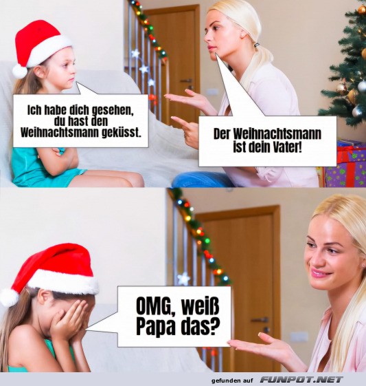 Den Weihnachtsmann gesehen