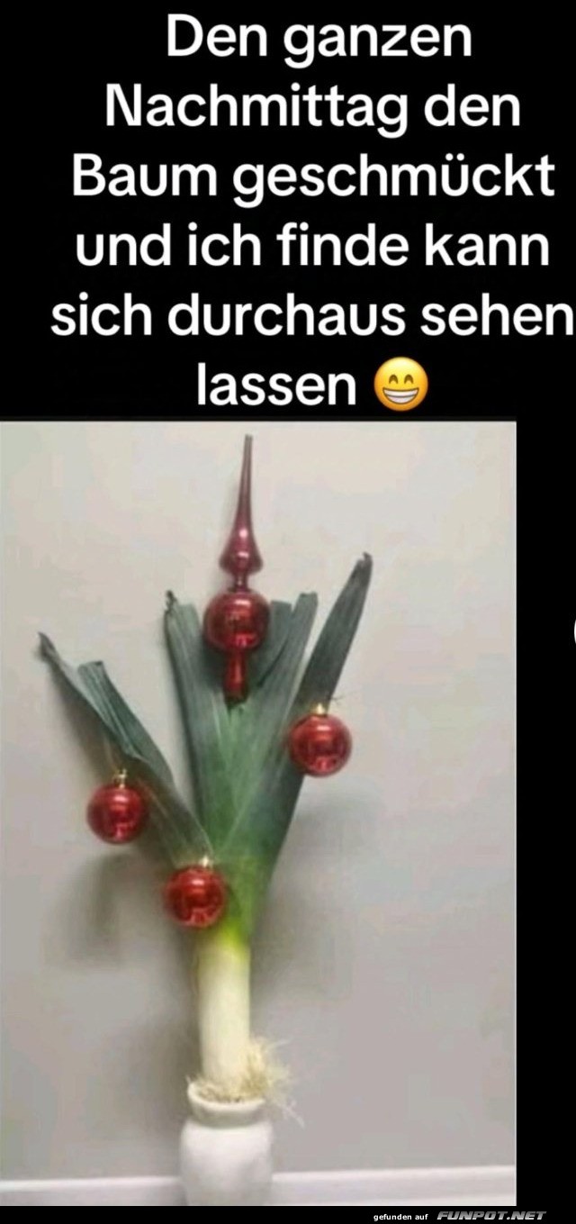 Baum geschmckt