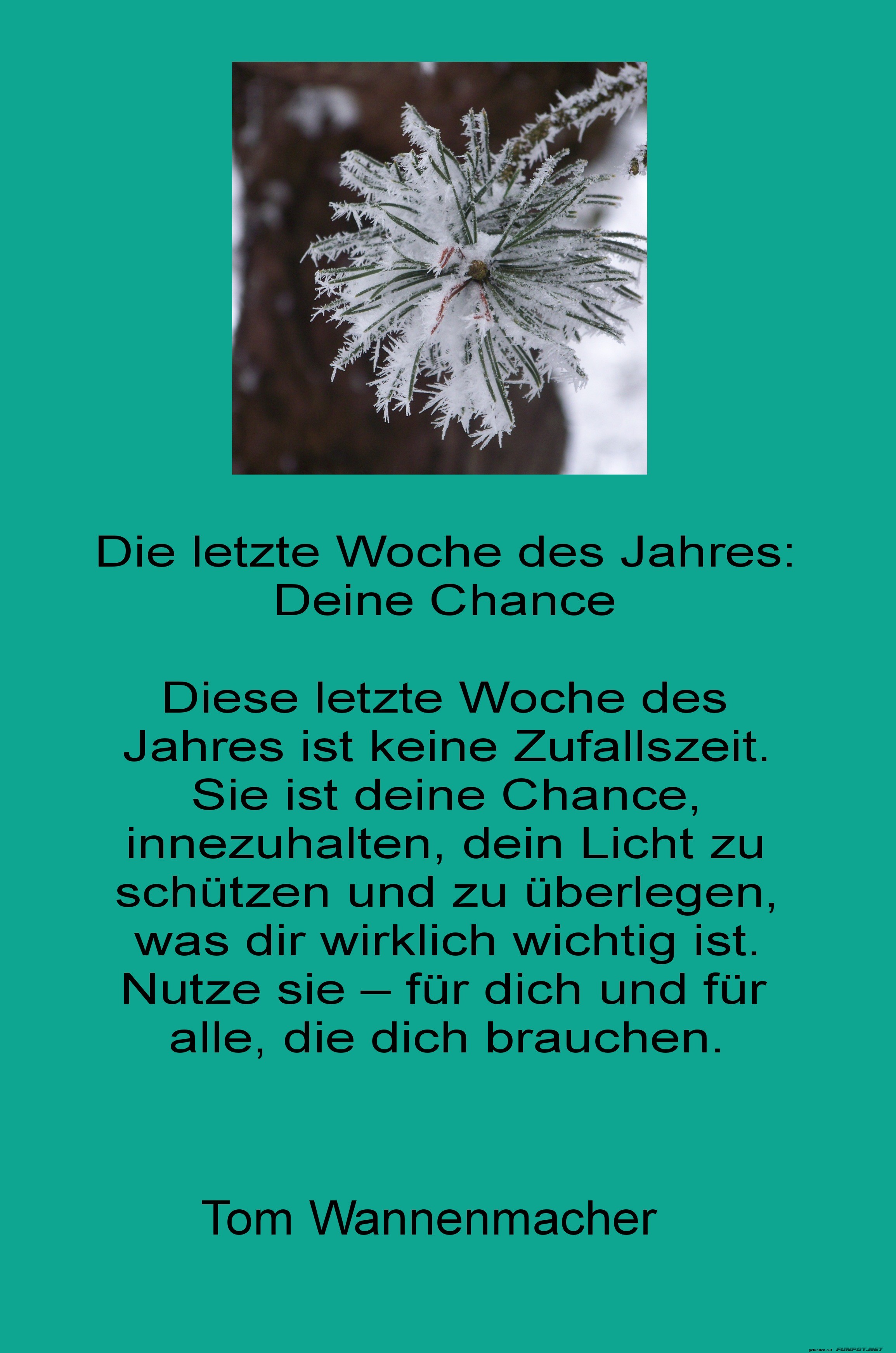 die letzte woche des jahres deine chance