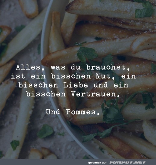 Alles was du brauchst