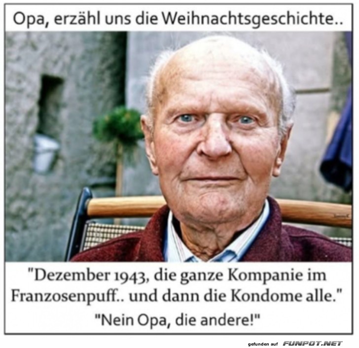 Opa und die Weihnachtsgeschichte