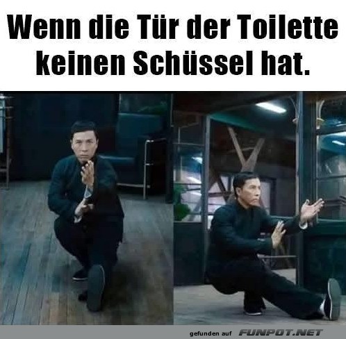 Toilette ist nicht abschliebar