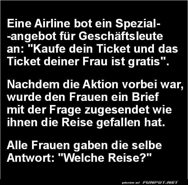 Welche Reise?