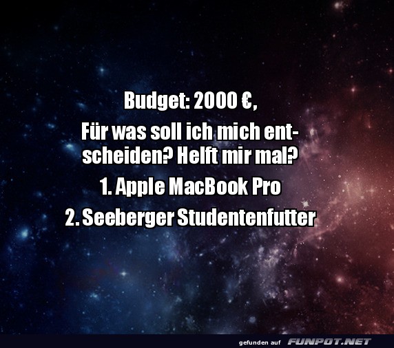 Tolles Budget