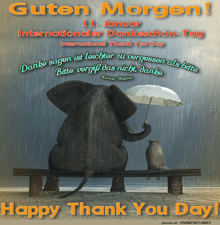 Dankeschön Tag - Thank you day