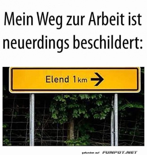 Mein Weg zur Arbeit