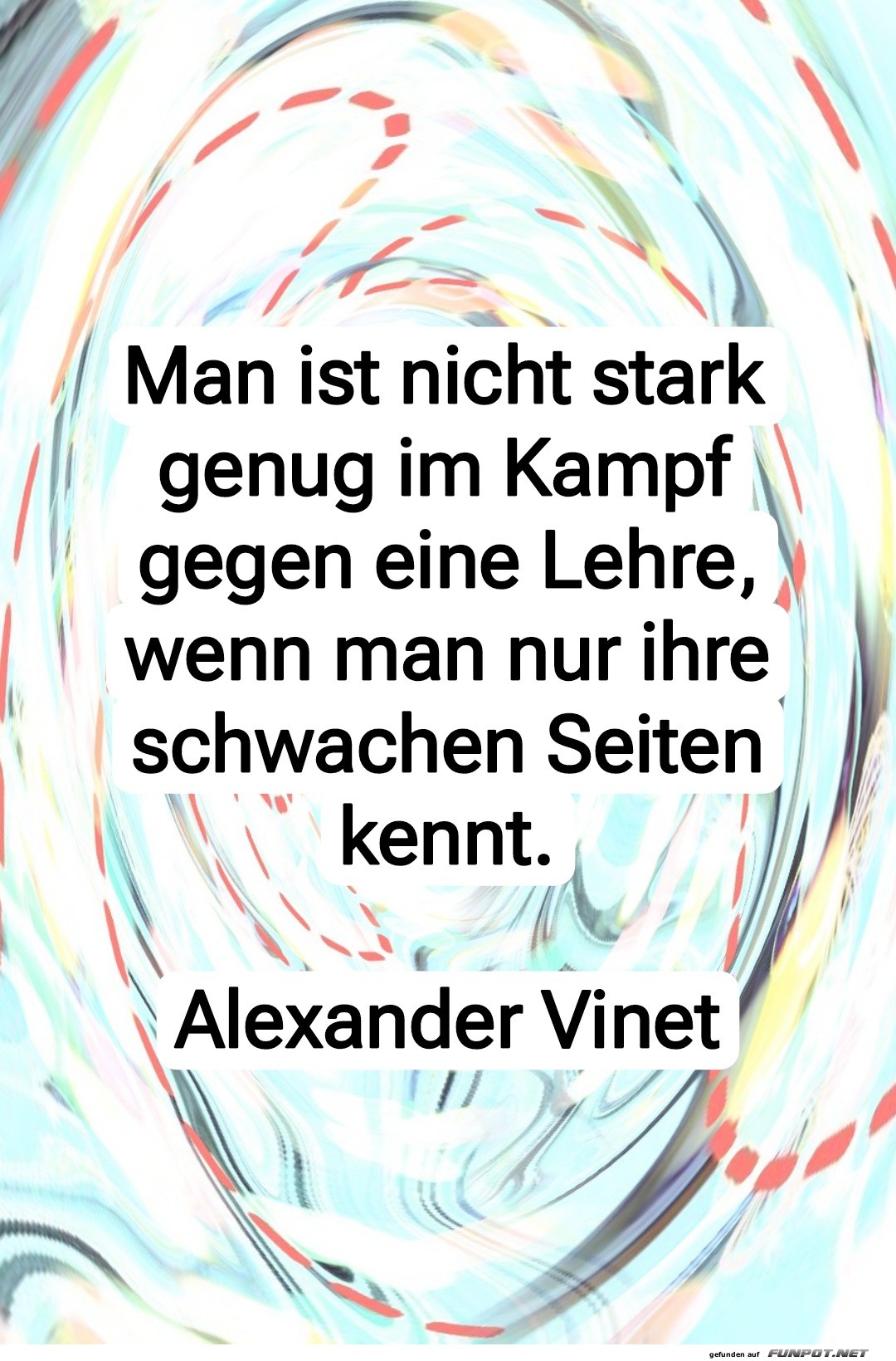 man ist nicht stark