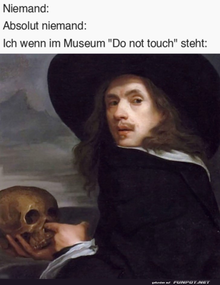 Museum Humor: Do Not Touch Meme