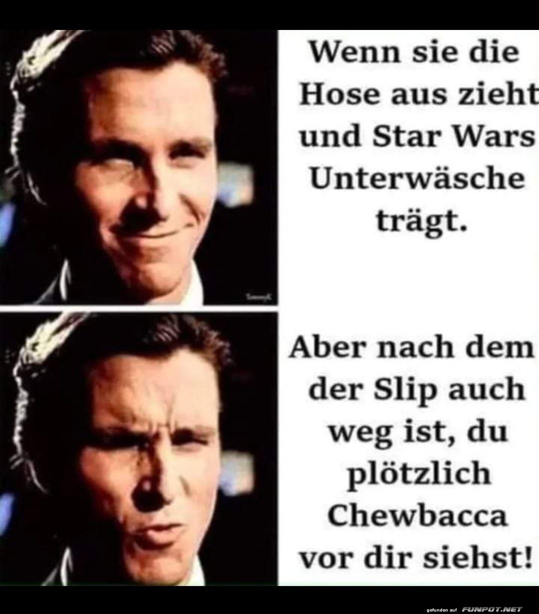 Star Wars Unterwsche berraschung