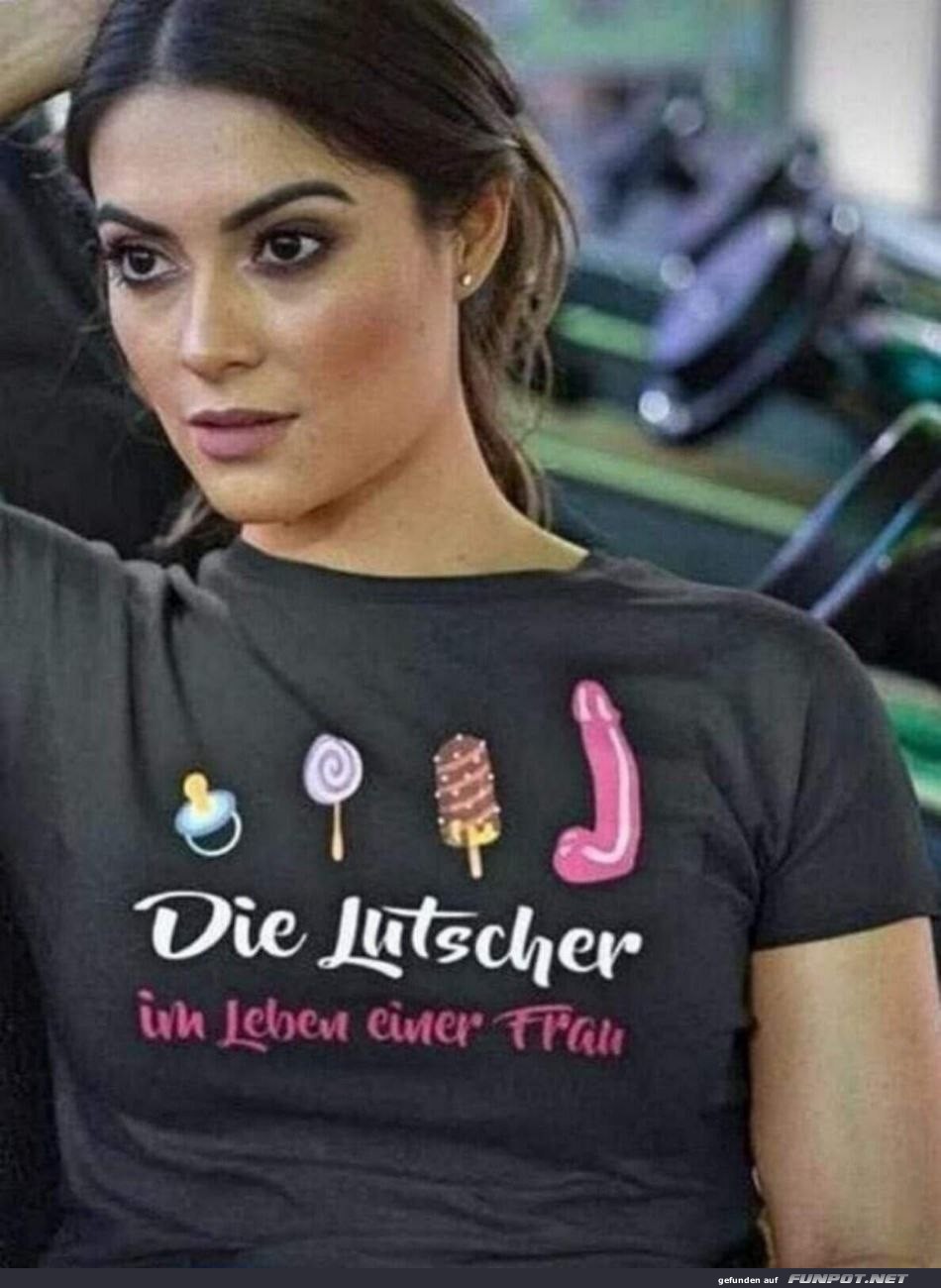 Die Lutscher im Leben einer Frau