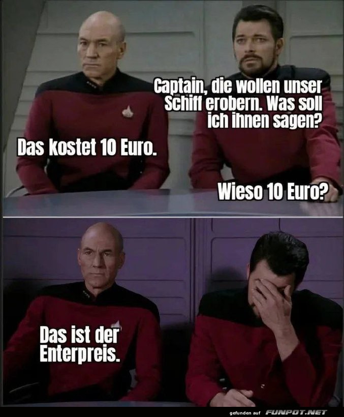 Lustiger Star Trek Enterprise Witz