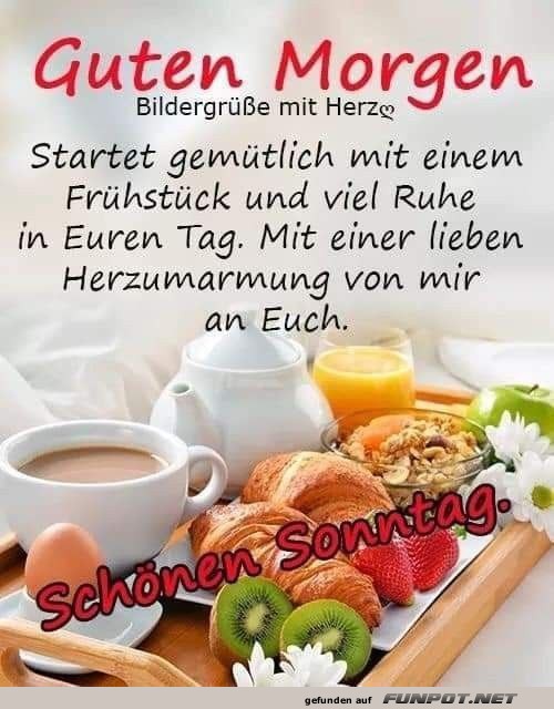 Gemütlicher Start in den Sonntagmorgen Gemütlicher Start in den Sonntagmorgen