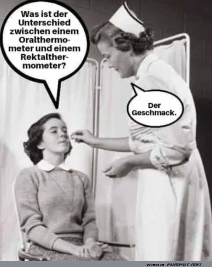 Humor: Unterschied von Thermometern