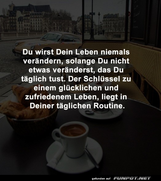 Vernderung und tgliche Routine