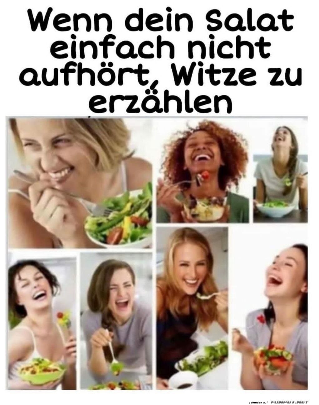 Witziger Salatmoment