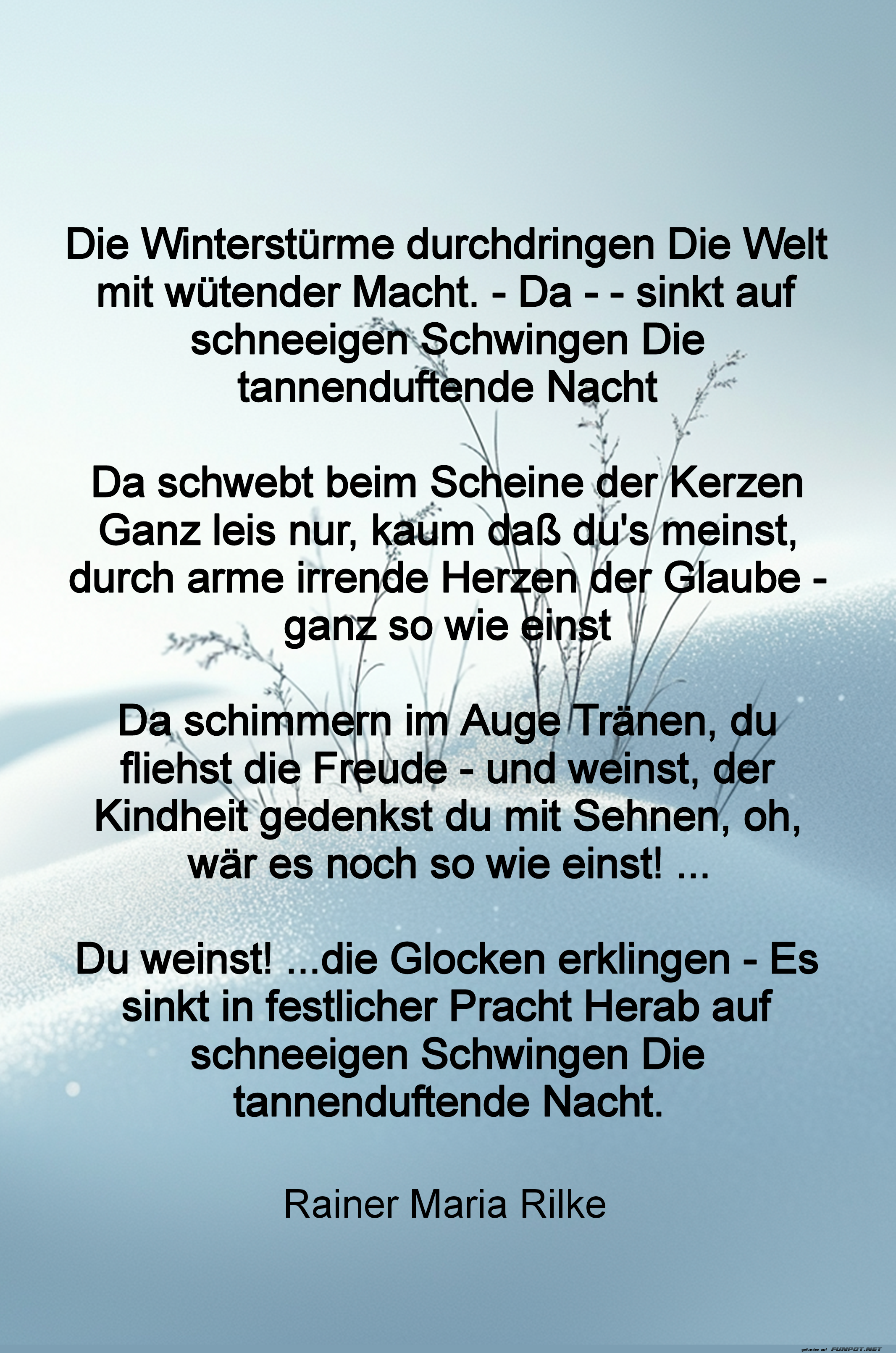 die winterstrme durchdringen