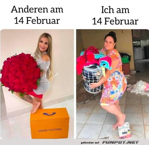 Spe am Valentinstag: Erwartung vs. Realitt