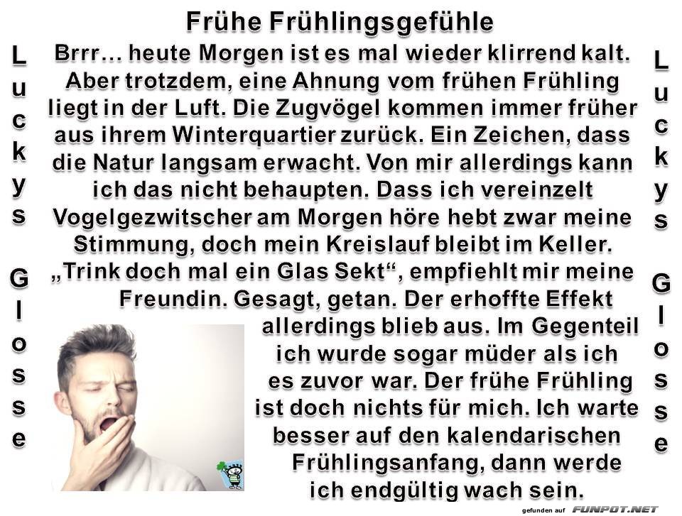 Frhe Frhlingsgefhle