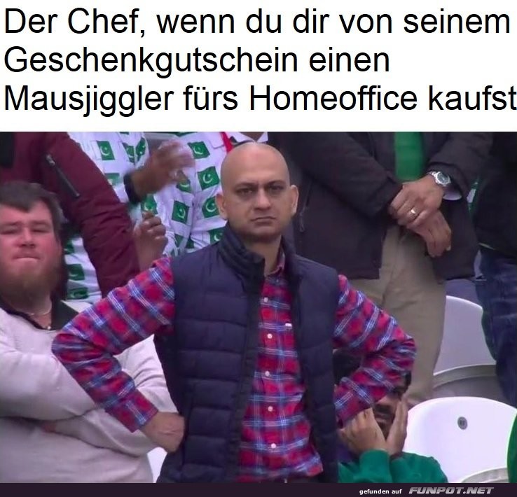 Chef guckt kritisch: Mausjiggler-Anekdote